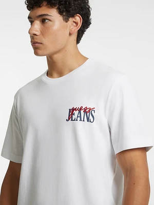 Mixed Chest Logo Tee