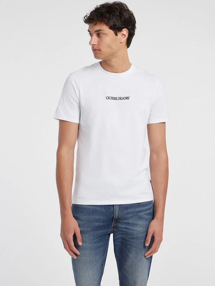 Slim Embroidered Logo Tee