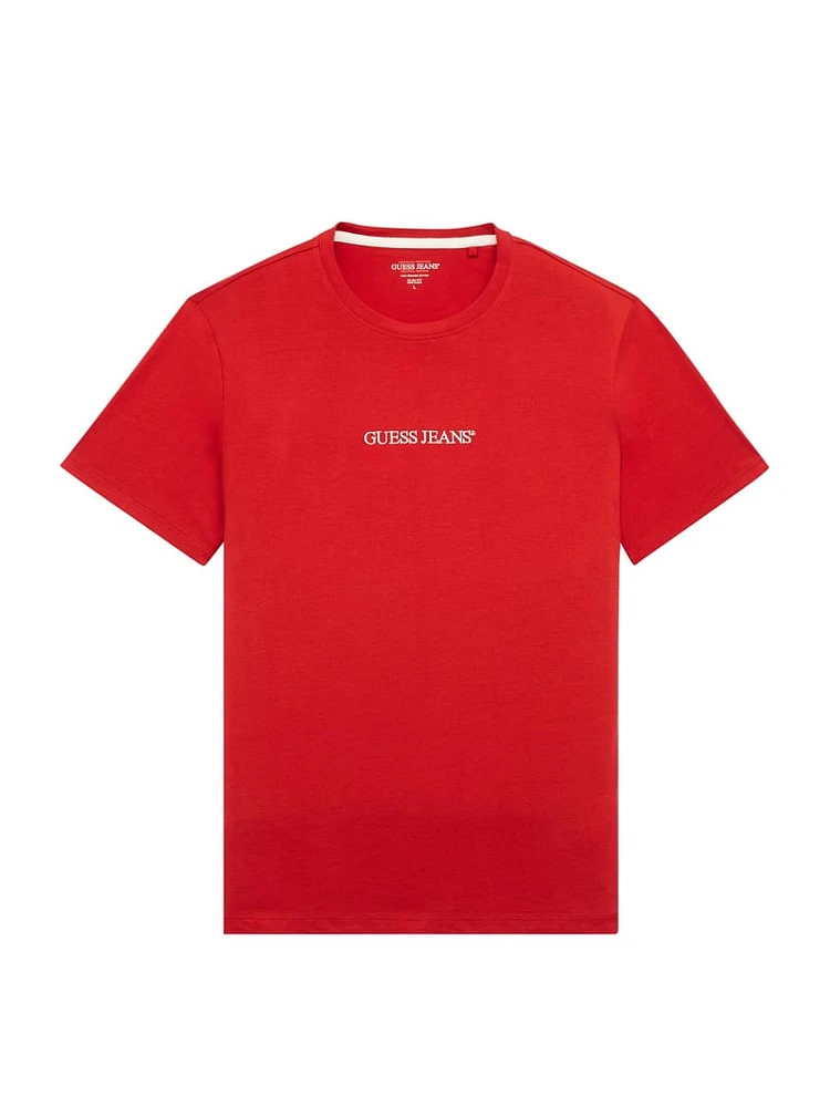 Slim Embroidered Logo Tee