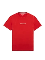 Slim Embroidered Logo Tee