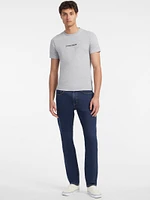 Slim Embroidered Logo Tee