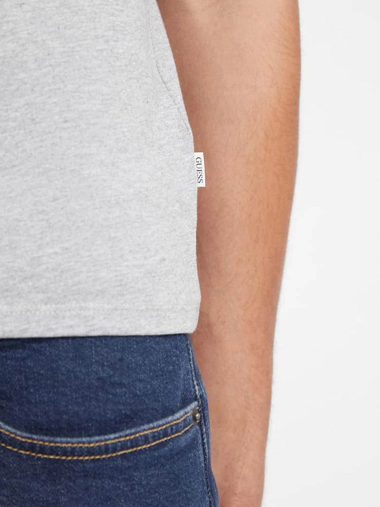 Slim Embroidered Logo Tee