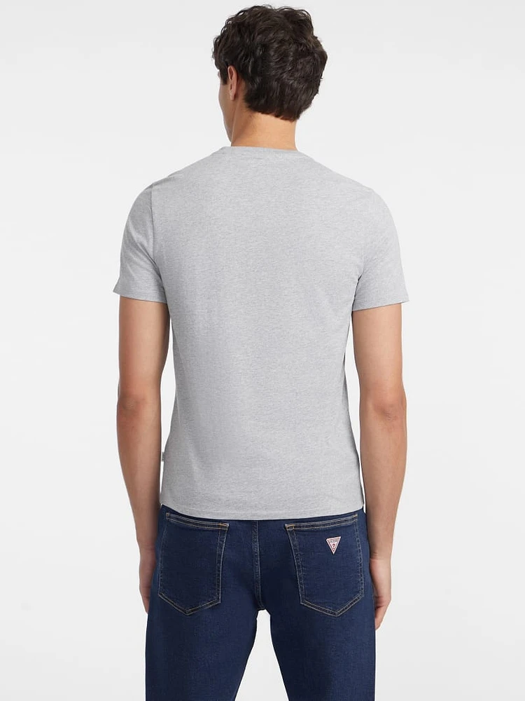 Slim Embroidered Logo Tee