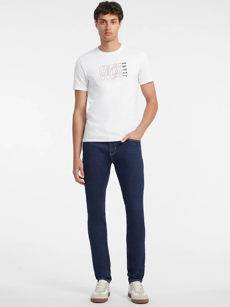 Slim Outlined Logo Tee