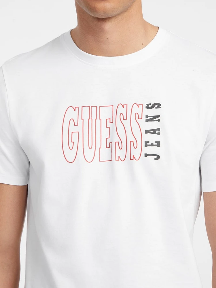 Slim Outlined Logo Tee