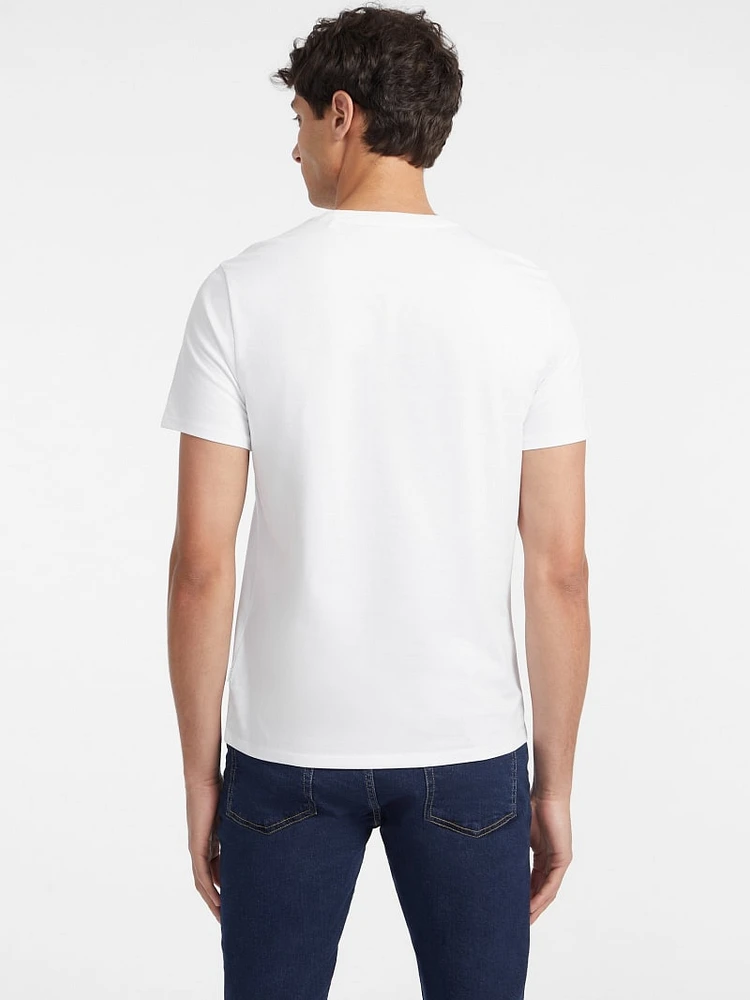 Slim Outlined Logo Tee