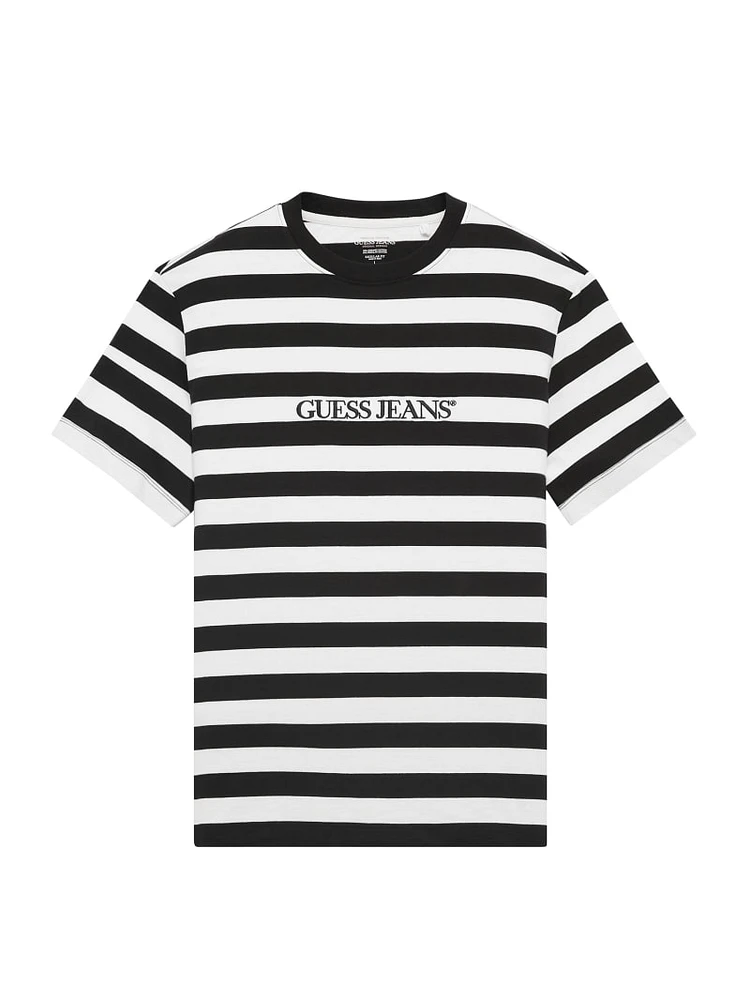 Striped Logo Tee