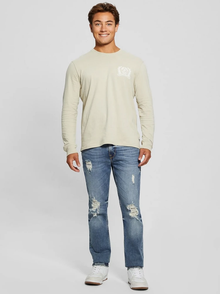 Eco GUESS Crest Logo Crewneck