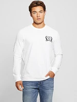 Eco GUESS Crest Logo Crewneck
