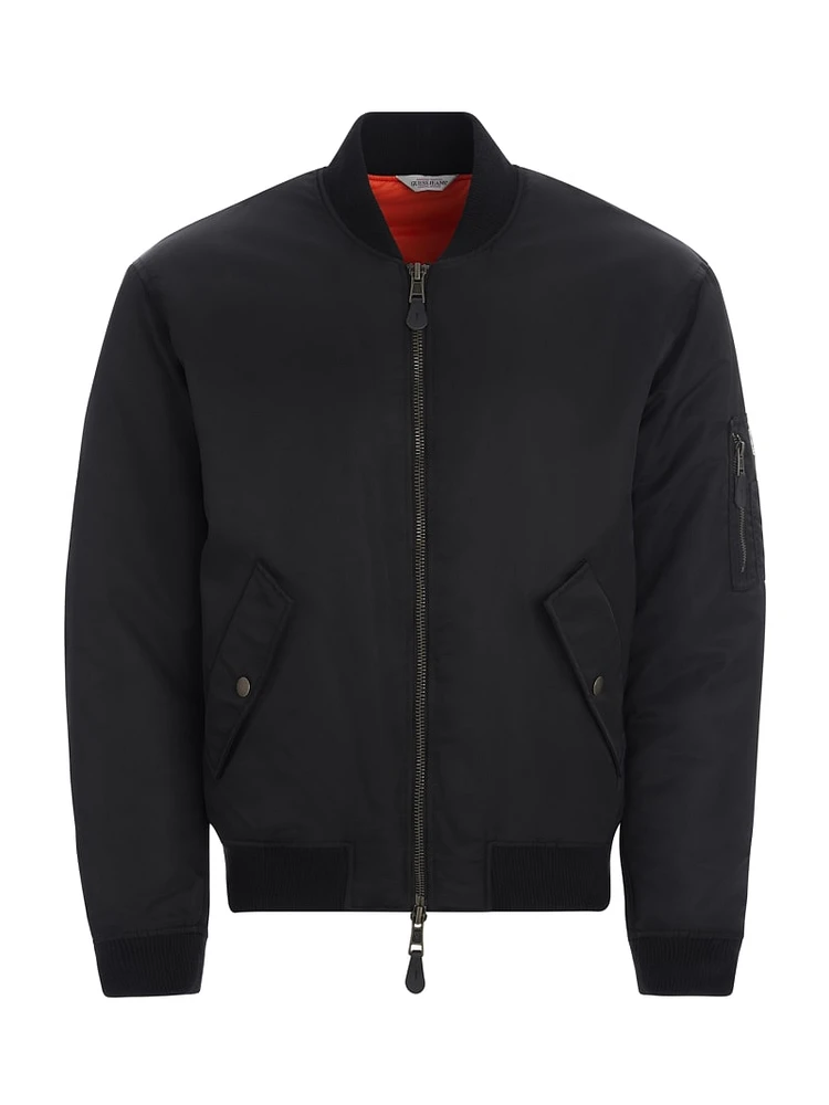 Nylon Bomber Jacket