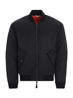 Nylon Bomber Jacket