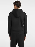 Slim Mini Patch Zip-Up Hoodie