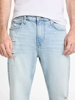 Eco Mason Distressed Straight Jeans