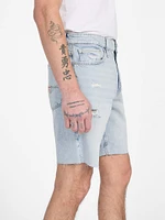Eco Wyatt Distressed Denim Shorts