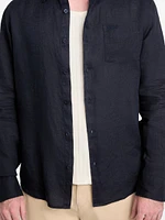 Eco Napa Linen-Blend Shirt