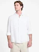 Eco Napa Linen-Blend Shirt