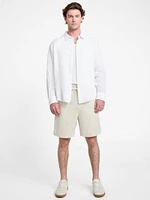 Eco Napa Linen-Blend Shirt