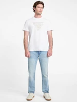 Eco Flower Embroidered Logo Tee