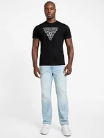 Eco Flower Embroidered Logo Tee