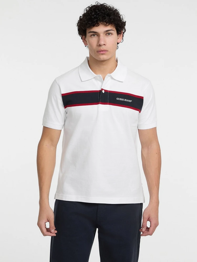 Eco Piquet Striped Polo
