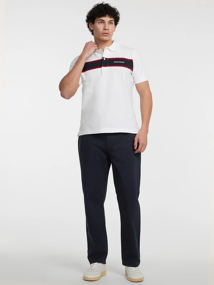 Eco Piquet Striped Polo