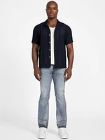 Rodeo Printed Denim Straight Jeans