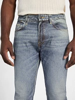 Rodeo Printed Denim Straight Jeans