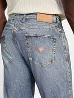 Rodeo Printed Denim Straight Jeans