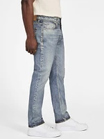 Rodeo Printed Denim Straight Jeans