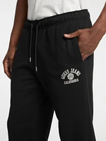 Eco Printed Logo Joggers