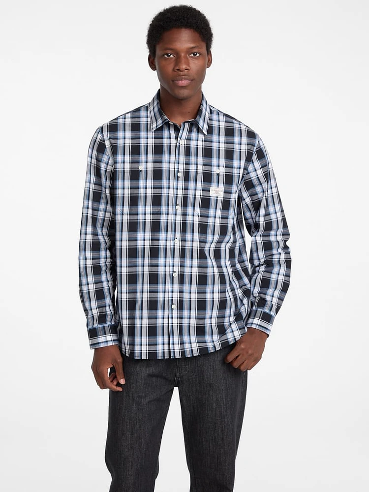 Eco Plaid Pocket Shirt