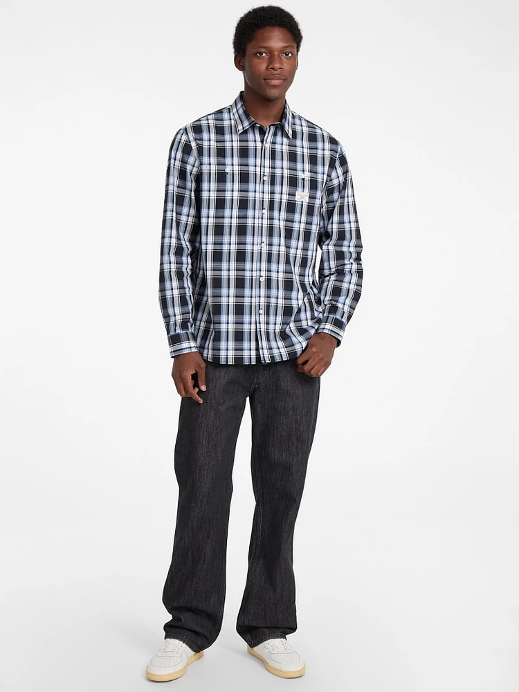 Eco Plaid Pocket Shirt