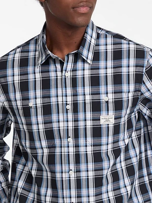 Eco Plaid Pocket Shirt