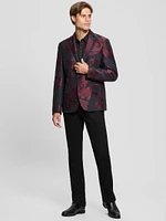 Jacquard Floral Blazer