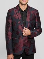 Jacquard Floral Blazer