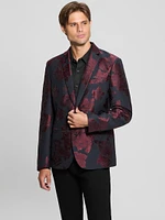 Jacquard Floral Blazer