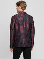 Jacquard Floral Blazer