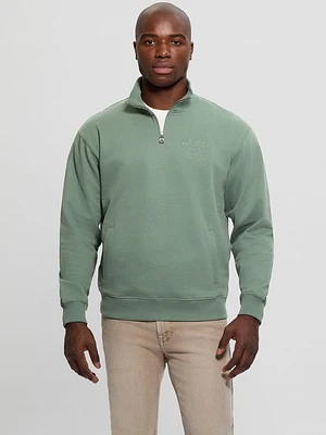 Eco Tyler Zip Mock Neck Sweater