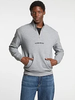 Eco Half-Zip Logo Sweater