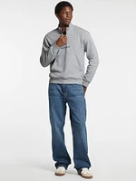 Eco Half-Zip Logo Sweater
