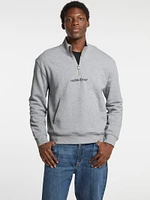 Eco Half-Zip Logo Sweater