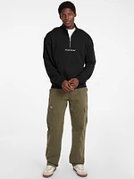 Eco Half-Zip Logo Sweater