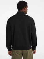 Eco Half-Zip Logo Sweater