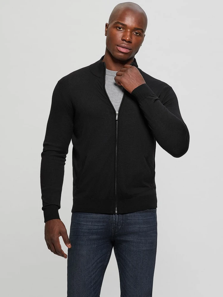 Fred Full-Zip Wool Sweater