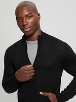 Fred Full-Zip Wool Sweater