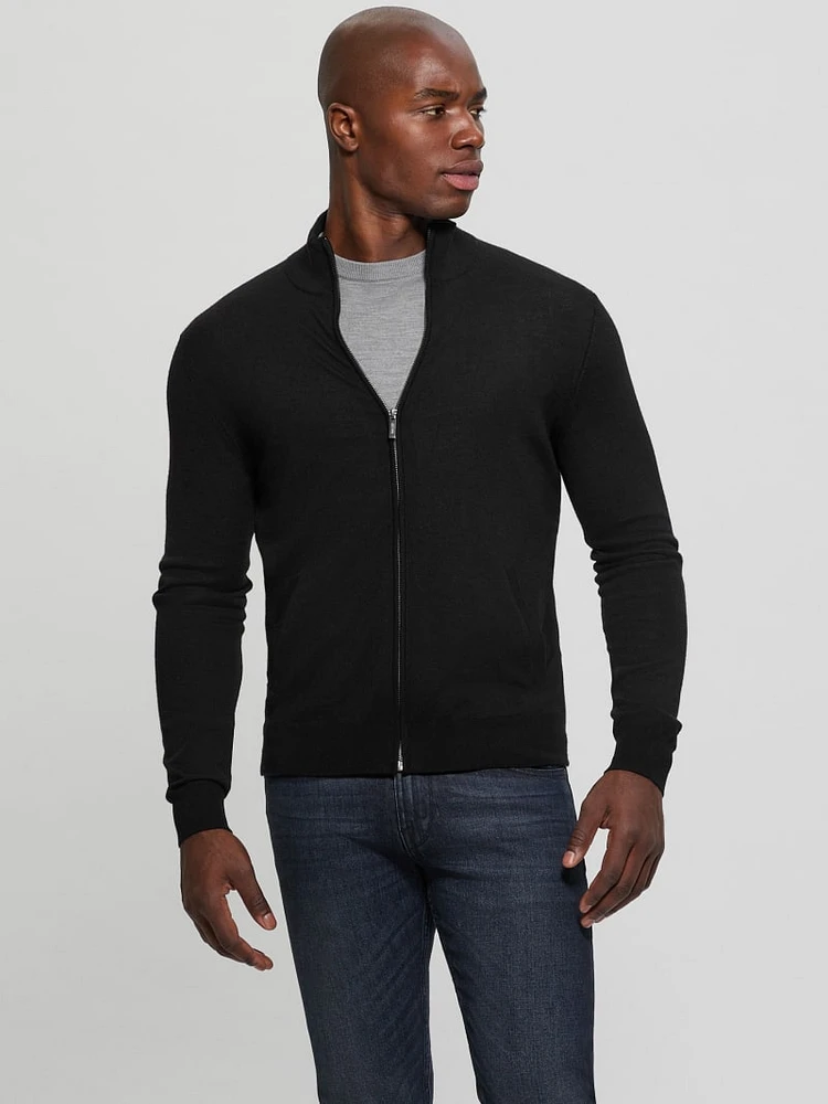 Fred Full-Zip Wool Sweater