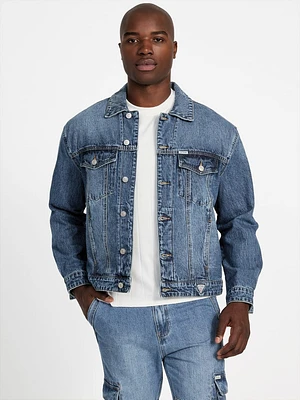 Relaxed Denim Trucker Jacket