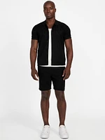 Eco Calvin Chevron-Knit Shirt