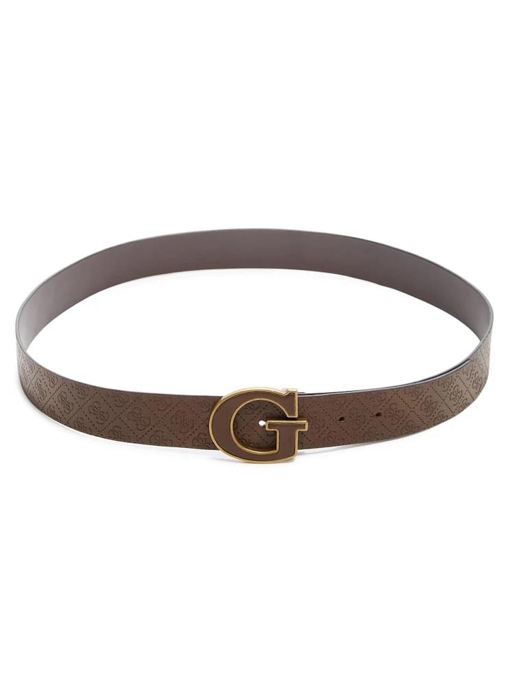 Quattro G Leather Belt