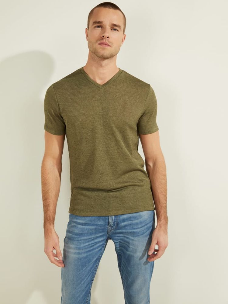 Gauze V-Neck Tee